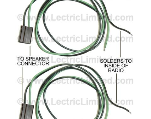 Lectric Limited 1968-1969 Chevrolet Corvette Speaker Harness VRR6869MN