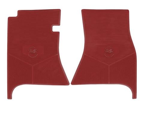 Legendary Auto Interiors 1956-1957 Chevrolet Corvette 'Corvette w/ Flag' Floor Mats
