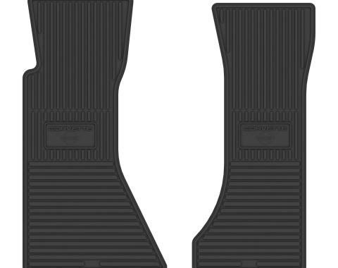 Legendary Auto Interiors 1990-1996 Chevrolet Corvette 'Corvette w/ Flag' Floor Mats