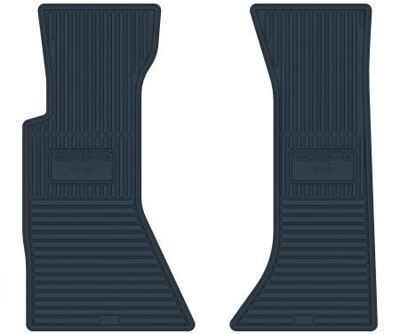 Legendary Auto Interiors 1984-1989 Chevrolet Corvette 'Corvette w/ Flag' Floor Mats
