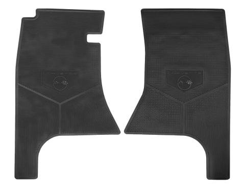 Legendary Auto Interiors 1962 Chevrolet Corvette 'Corvette w/ Flag' Floor Mats