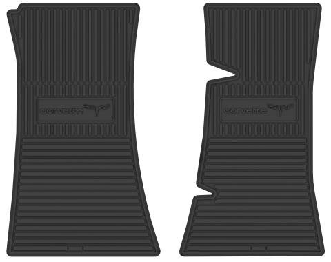 Legendary Auto Interiors 1980-1981 Chevrolet Corvette 'Corvette w/ Flag' Floor Mats