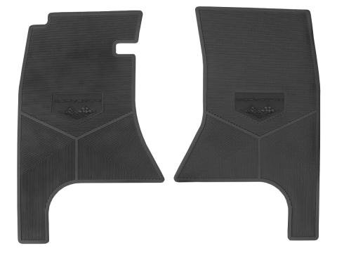 Legendary Auto Interiors 1961 Chevrolet Corvette 'Corvette w/ Flag' Floor Mats