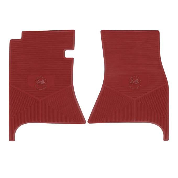 Legendary Auto Interiors 1956-1957 Chevrolet Corvette 'Corvette w/ Flag' Floor Mats