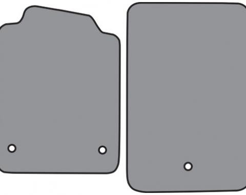 ACC 2007-2013 Chevrolet Corvette Floor Mat without Heel Pad 2pc (FM377) Cutpile