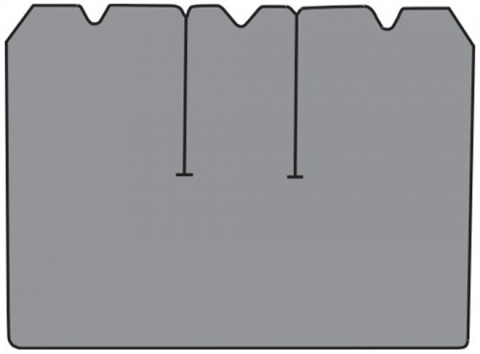 ACC 1968 Chevrolet Corvette Cargo Mat 1pc (BP32) Loop