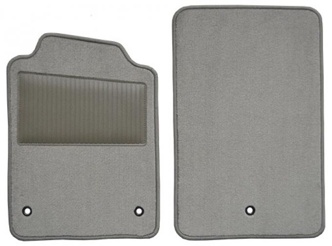 ACC 2007-2013 Chevrolet Corvette Floor Mat with Heel Pad 2pc (FM377WHEEL) Truvette