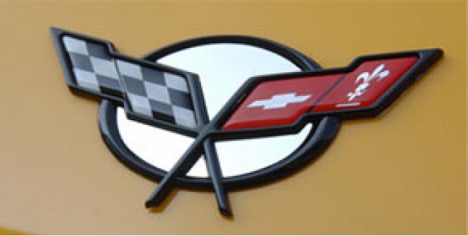 American Car Craft Emblem Inserts Polished 4pc Convertible 031026