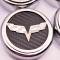 C6 2005-2013 Chevrolet Corvette Cap Cover Set, Executive Series W/Crossed Flags, 6pc (Manual Trans) | Blue Carbon Fiber