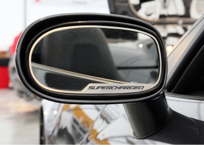 American Car Craft 2005-2019 Chevrolet Corvette Mirror Trim Side View Supercharged Style Auto Dim 2pc GM Licensed 042122