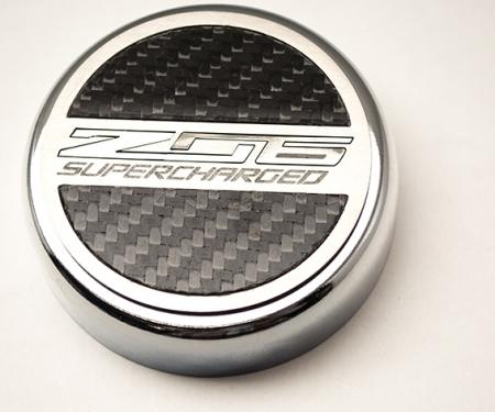 American Car Craft 2008-2018 Chrysler 300 Fluid Cap Cover Set Z06 Supercharged w/ Real Carbon Fiber 5pc 053093
