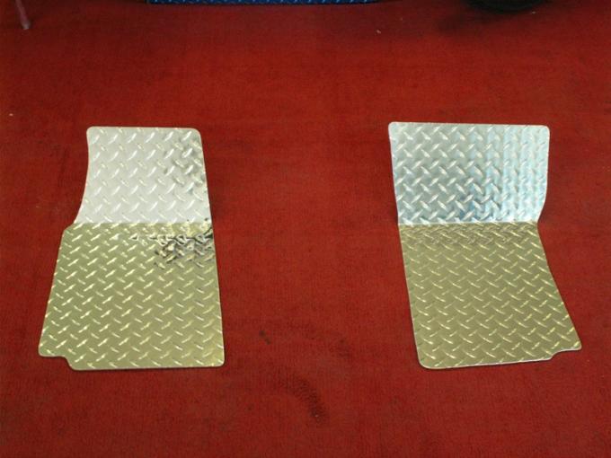 American Car Craft Floor Mats Diamond Plate 2pc 011001