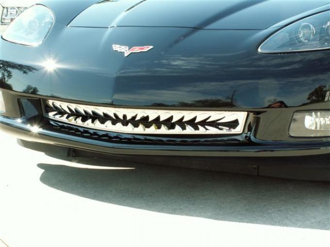 American Car Craft 2005-2013 Chevrolet Corvette Grille Polished Shark Tooth Front C6 042039
