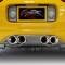 American Car Craft Exhaust Filler Panel Polished Borla Stinger Quad Oval Pipes 032008