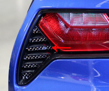 American Car Craft 2014-2019 Chevrolet Corvette Taillight Grilles Laser Mesh 2pc 052005