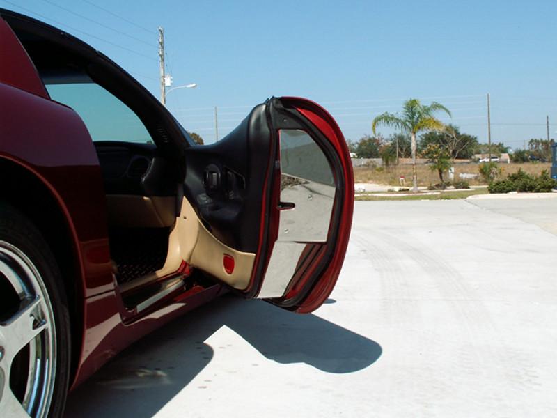 American Car Craft Door Jamb Covers Polished 2pc 031019 Corvette Depot