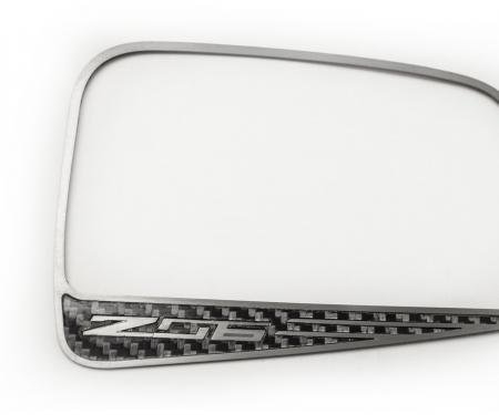 American Car Craft 2015-2019 Chevrolet Corvette Carbon Fiber Side View Mirror Trim C7 Z06 052118