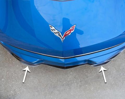 American Car Craft 2014-2019 Chevrolet Corvette Lip Spoiler Polished Plain 052057
