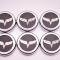 C6 2005-2013 Chevrolet Corvette Cap Cover Set, Executive Series W/Crossed Flags, 6pc (Manual Trans) | Blue Carbon Fiber