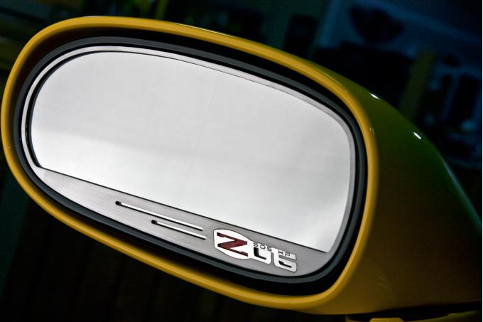 American Car Craft 2006-2019 Chevrolet Corvette Mirror Trim Side View Z06 Style 2pc GM Licensed 042112