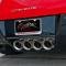 American Car Craft 2014-2019 Chevrolet Corvette Exhaust Filler Plate Perforated Illum. Red NPP Version 052018