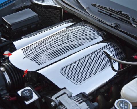 Corvette Plenum Cover Perforated Low Profile Illuminated 2006-2013 Z06 only 043091