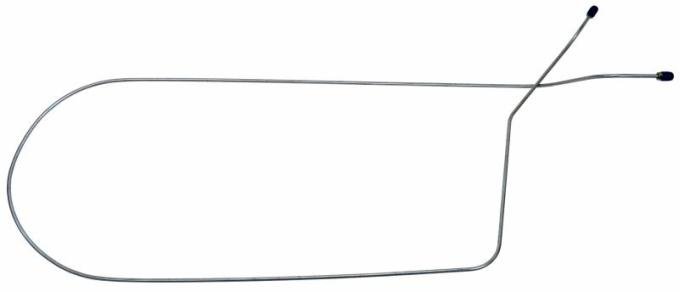 Shafers Classic Reproductions Early 1965 Chevrolet Corvette Front to Rear Brake Line, Stainless Steel LBL904S