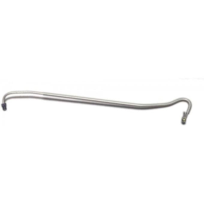 Corvette Brake Line, Proportioning Valve To Front Block, Left, Stainless Steel, 1974-1982