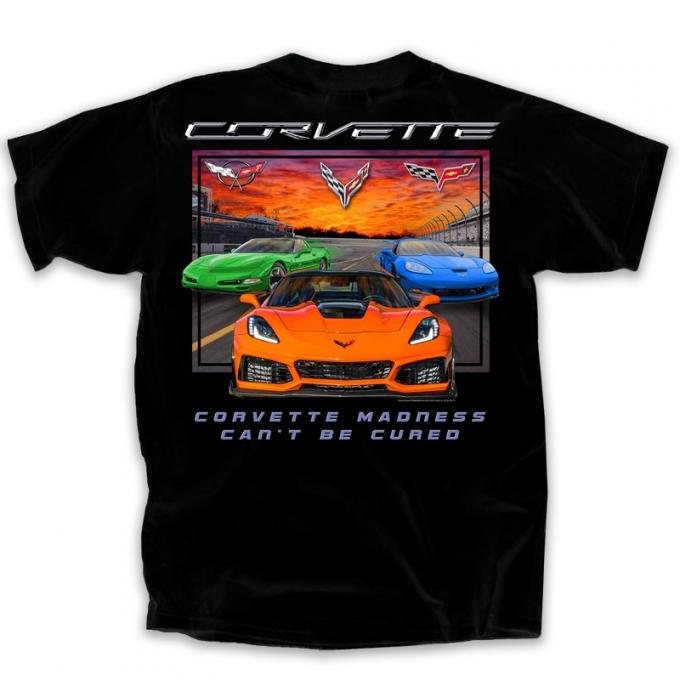 Corvette T-Shirt, Can't Be Cured, Black