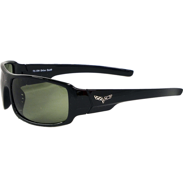 Black Corvette Sunglasses, with C6 Logo Corvette Depot