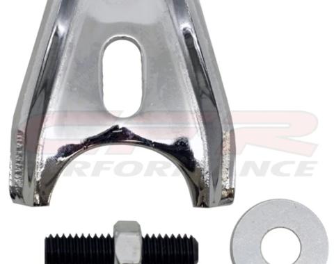 CFR Performance 1955-2027 Chevrolet Steel Chevy V8 Competition Style Distributor Hold Down Clamp W/ Bolt & Washer - Chrome HZ-1093-C