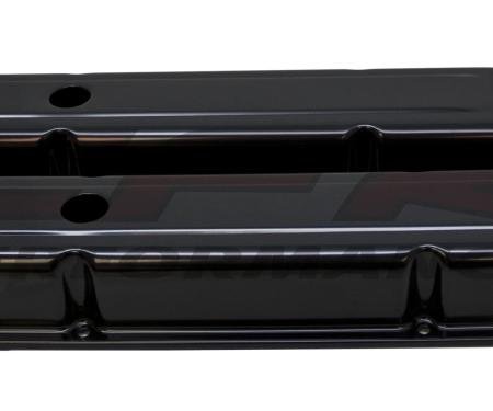 CFR Performance Steel Short Valve Covers - Fits 1958-86 Chevy SB 283-400 - Smooth HZ-9216