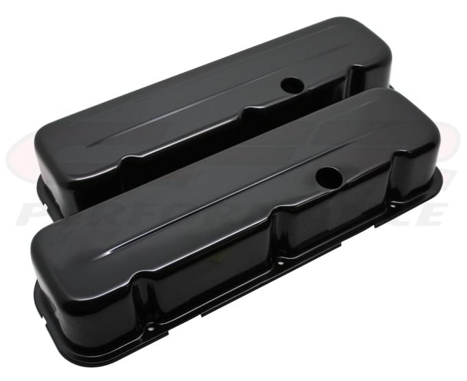 CFR Performance Steel Tall Valve Covers Fits 1965-95 Chevy BB 396-427-454-502 - 1 Hole HZ-9235