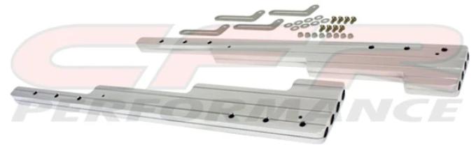 CFR Performance Ball Milled Polished Billet Aluminum Wire Loom Set - Chevy-Ford-Mopar HZ-6061-1-POL