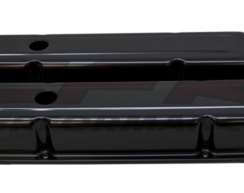 CFR Performance Steel Short Valve Covers - Fits 1958-86 Chevy SB 283-400 - Smooth HZ-9216