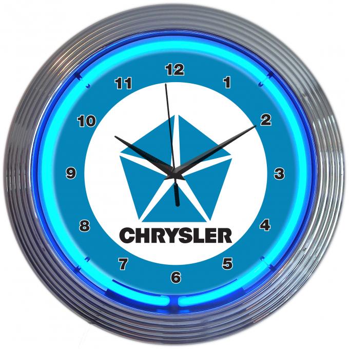 Neon Clocks, Chrysler Pentastar Neon Clock Corvette Depot