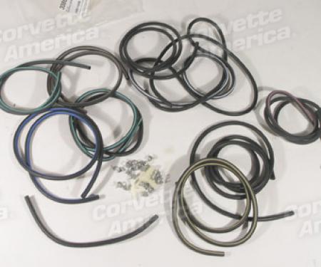 Corvette Heater/Air Conditioning Control Vacuum Hose Kit, with Air Conditioning, 1969-1970