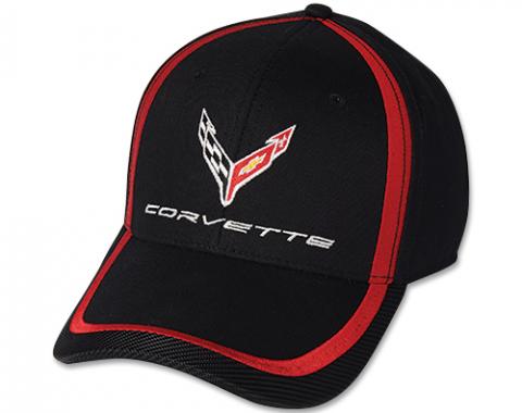 Next Generation Corvette Red Stripe Accent Cap