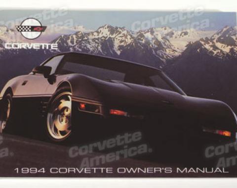 Corvette Owners Manual, 1994, NQP