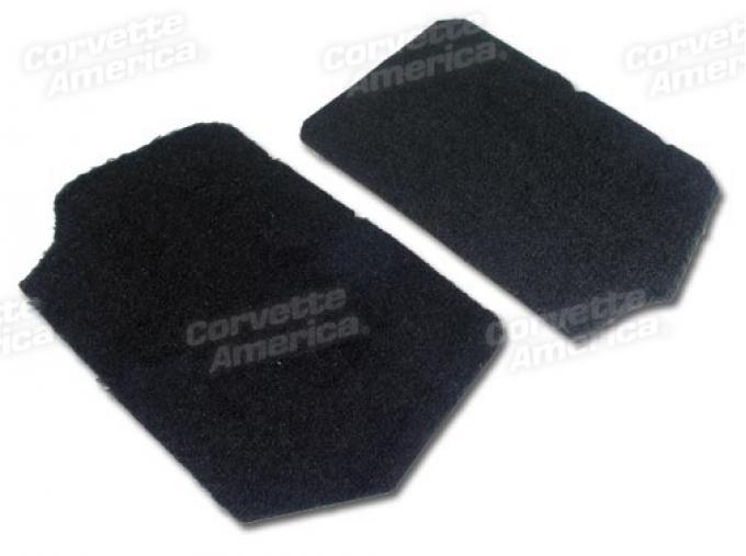 CA 1990-1993 Chevrolet Corvette Front Speaker Cover Carpets Pile