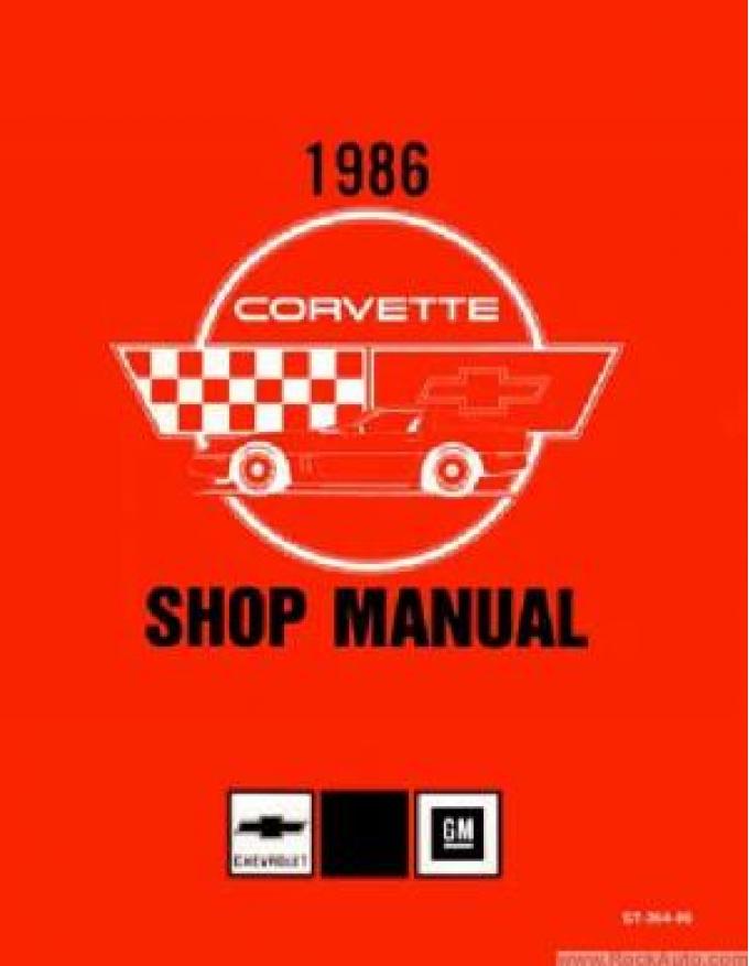 Corvette Service Manual, 1986