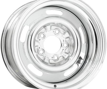Wheel Vintiques 15x8 Corvette Style Rallye Chrome 5x4.75" bolt 4" backspace 32-583404