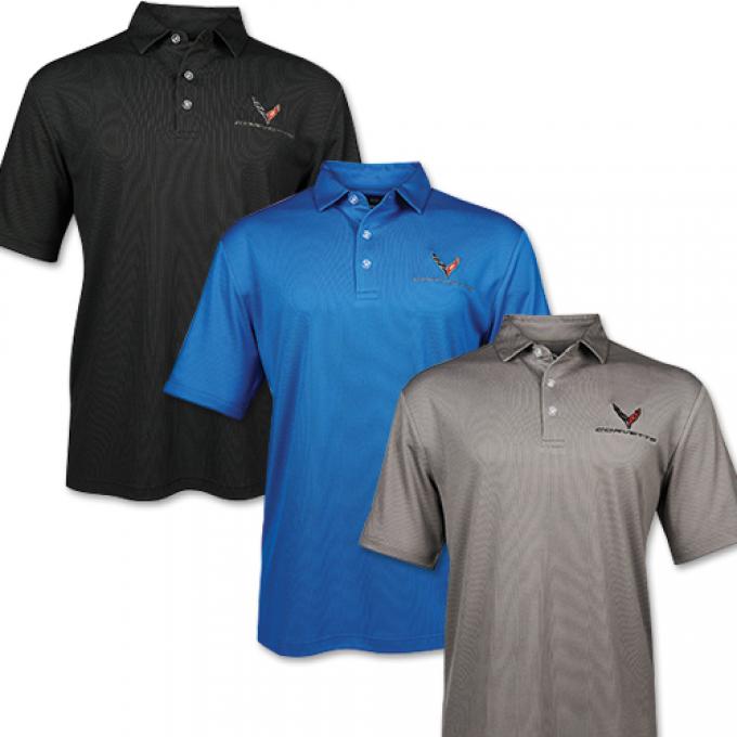 Men's 2020 Corvette Birdseye Polo