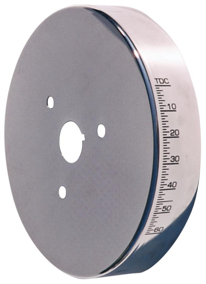 Proform Engine Harmonic Balancer Cover, For SB Chevy using 6-3/4 In. Damper, Chrome 66517CC