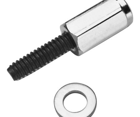 Proform Engine Valve Cover Mini Nuts, Aluminum, Chrome, Studs/Washers Included, 4 Pack 66650