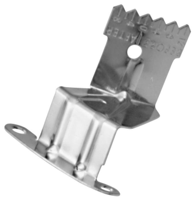 Proform Engine Timing Tab, Chrome, Fits Small Block Chevy Using 7 Inch Balancer 66108