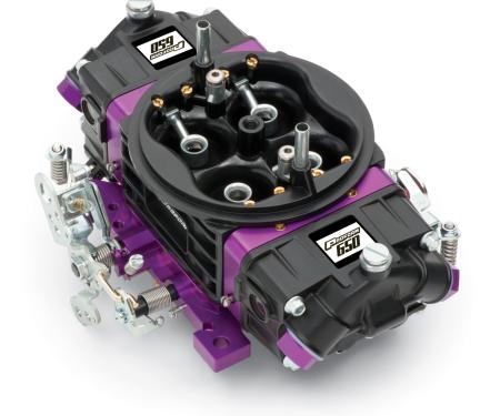 Proform Black Race Series Carburetor, 650 CFM, Mechanical Secondary, Black & Purple 67301