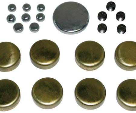 Proform Brass Freeze Plug Kit, For Chrysler 383-440 Engines, All Sizes Needed Included 66558