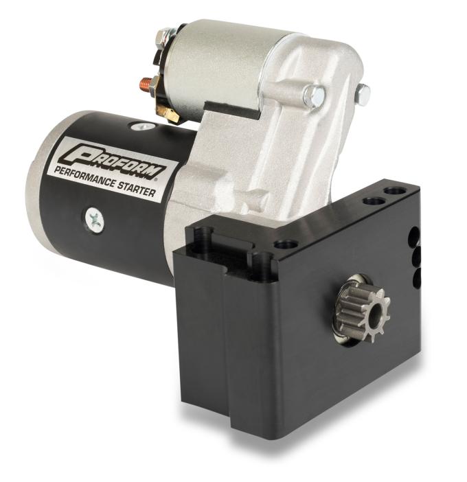 Proform High-Torque Mini Starter, 1.4KW, Fits Chevy V8, Staggered Bolt Mounting Plate 66266
