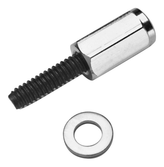 Proform Engine Valve Cover Mini Nuts, Aluminum, Chrome, Studs/Washers Included, 4 Pack 66650